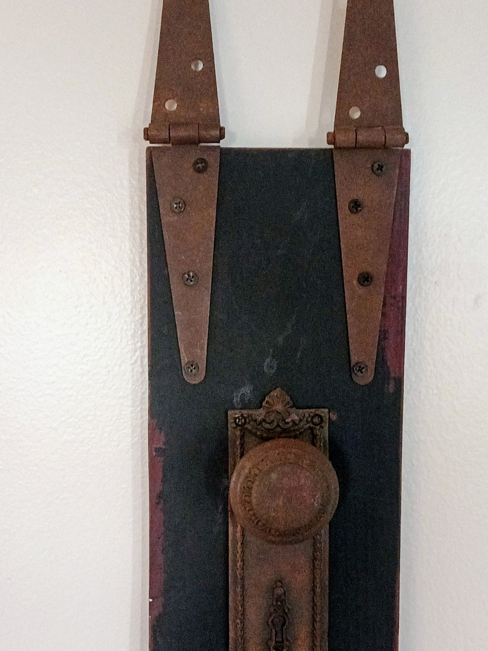 Rustic Black and Brown Wall Accent Farmhouse Industrial Decor